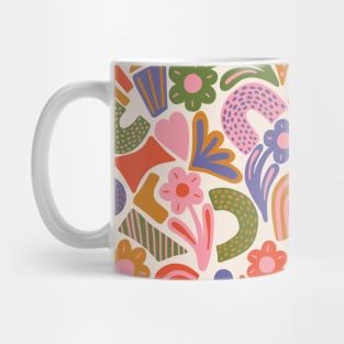 Tween spirit abstract flowers and rainbows Mug